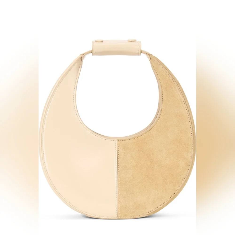 STAUD Mini Moon Split Leather Bag - Picture 10 of 14